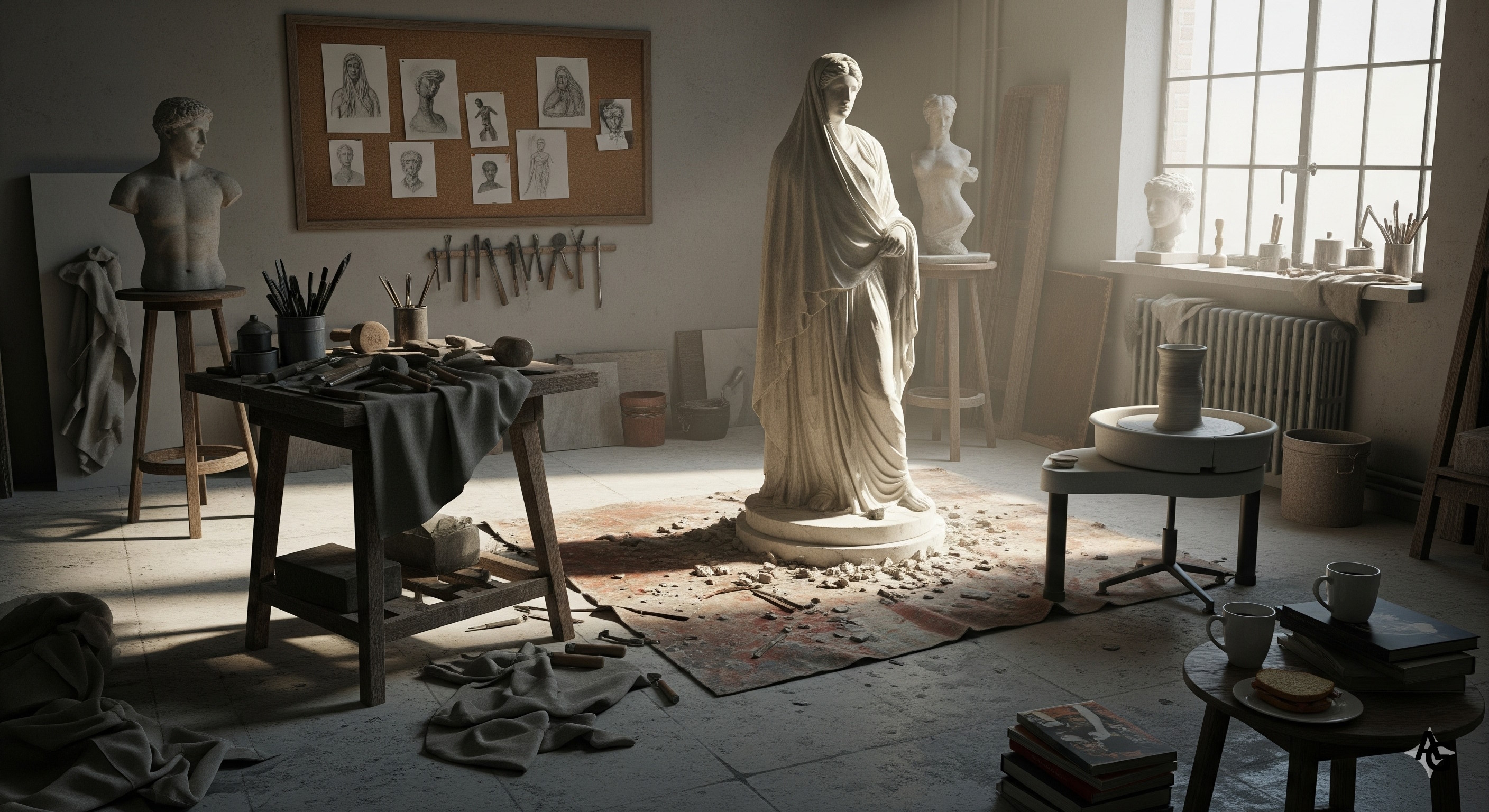 Studio artistico - vista 3